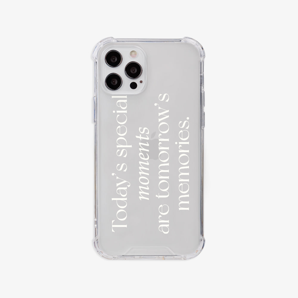 스페셜모먼트 레터링 디자인 [탱크투명 폰케이스]아이폰14 13 12 미니 mini 엑스 프로 pro max 맥스 갤럭시 Z플립 스마트 변색없는 젤리 감성