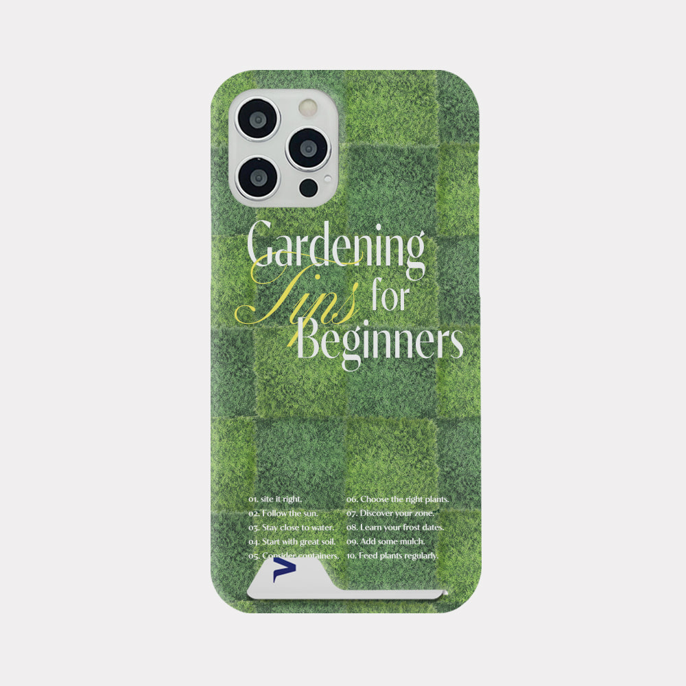 gardening tips 디자인 [카드수납 폰케이스]아이폰14 13 12 미니 mini 엑스 프로 pro max 맥스 갤럭시 Z플립 핸드폰 감성