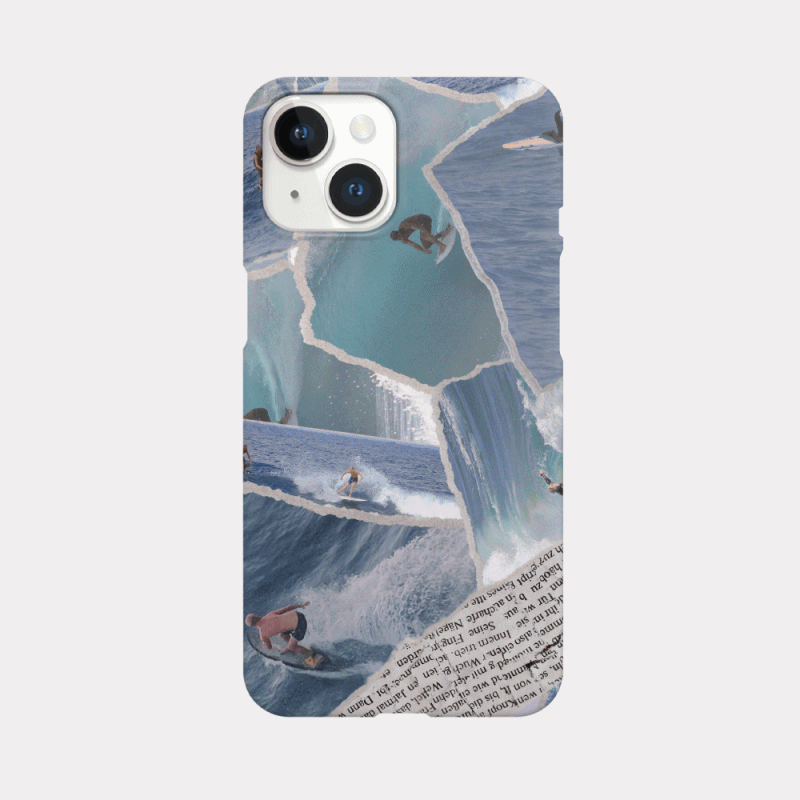 collage beach 디자인 [하드 폰케이스]아이폰14 13 12 미니 mini 엑스 프로 pro max 맥스 갤럭시 Z플립 핸드폰 감성