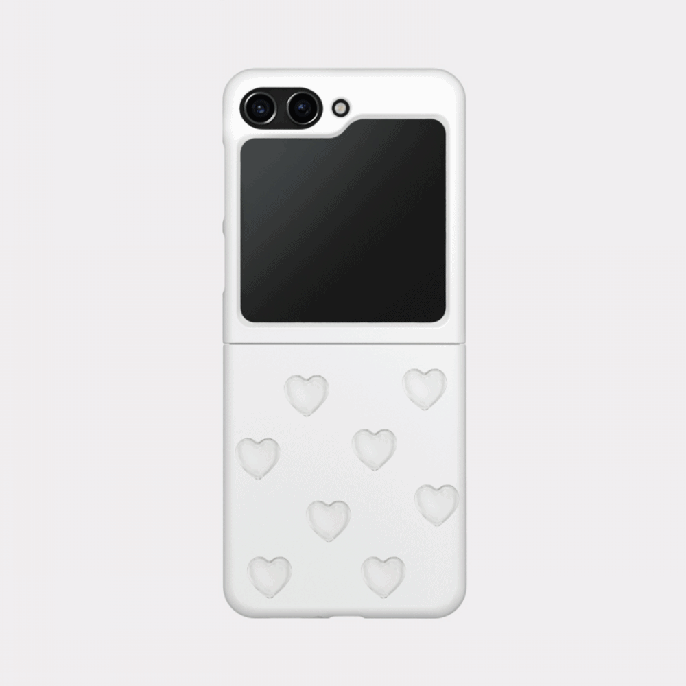 pure love 패턴 디자인 [제트플립 하드 폰케이스]아이폰14 13 12 미니 mini 엑스 프로 pro max 맥스 갤럭시 Z플립 핸드폰 감성