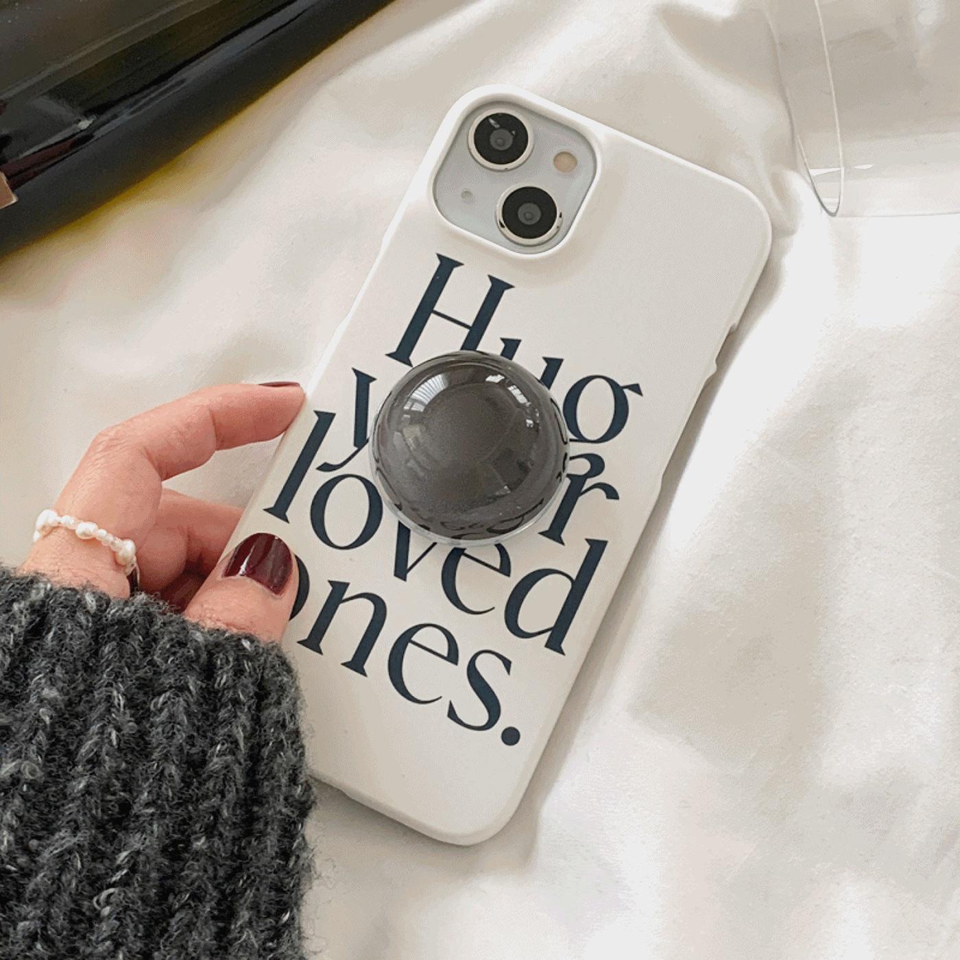 hug love 레터링 디자인 [하드 폰케이스]아이폰14 13 12 미니 mini 엑스 프로 pro max 맥스 갤럭시 Z플립 핸드폰 감성